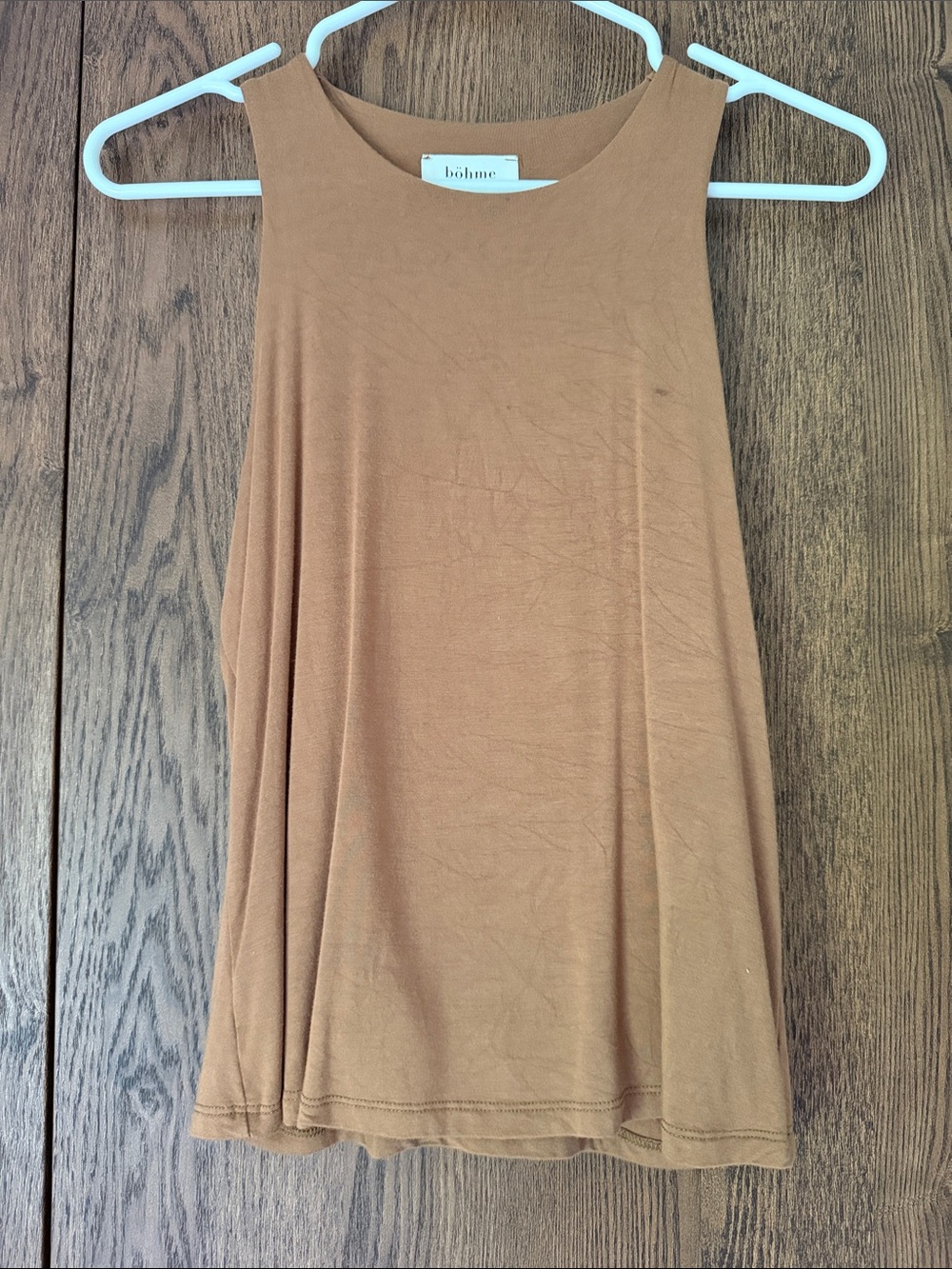 bohme Sleeveless Tank Top in Warm Brown